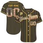 personalized pittsburgh pirates vertical stripes black jersey best selling
