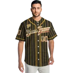 personalized pittsburgh pirates vertical stripes black jersey best selling