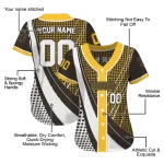 personalized san diego padres curved stripes brown white jersey best selling