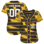 personalized san diego padres edgy stripes brown jersey best selling