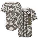 personalized san diego padres psychedelic curves brown jersey best selling