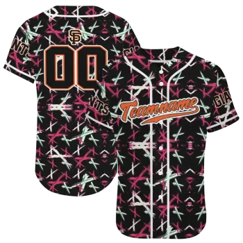 personalized san francisco giants abstract x black jersey best selling