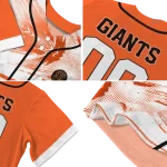 personalized san francisco giants arrow fade orange white jersey best selling