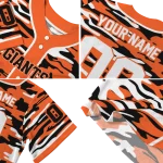 personalized san francisco giants camo splash orange jersey best selling