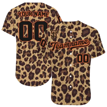 personalized san francisco giants leopard spot jersey best selling
