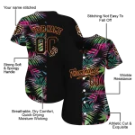 personalized san francisco giants palm leaf black jersey best selling