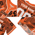 personalized san francisco giants pineapple palm geo orange jersey best selling