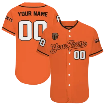 personalized san francisco giants plain classic orange jersey best selling
