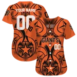 personalized san francisco giants star circle orange jersey best selling