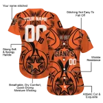 personalized san francisco giants star circle orange jersey best selling