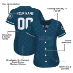 personalized seattle mariners chevron interlock navy blue jersey best selling