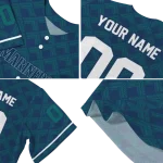personalized seattle mariners chevron interlock navy blue jersey best selling