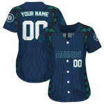 personalized seattle mariners chevron rhythm navy blue jersey best selling