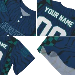 personalized seattle mariners chevron rhythm navy blue jersey best selling