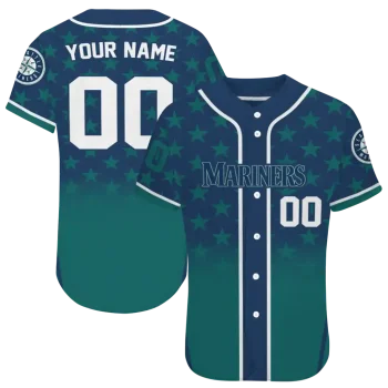 personalized seattle mariners star burst green jersey best selling