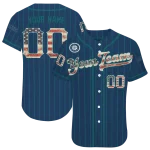personalized seattle mariners vertical stripes navy blue jersey best selling