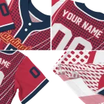 personalized st louis cardinals curved stripes red white jersey best selling