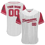 personalized st louis cardinals pinstripe red white jersey best selling