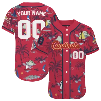 personalized st louis cardinals sailboat island red jersey best selling