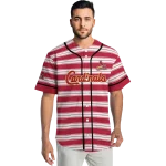 personalized st louis cardinals stripe layers red white jersey best selling