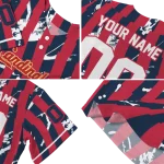 personalized st louis cardinals stripe paint red jersey best selling