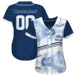 personalized tampa bay rays arrow fade navy white jersey best selling