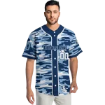 personalized tampa bay rays camo splash navy jersey best selling