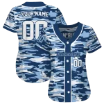 personalized tampa bay rays camo splash navy jersey best selling
