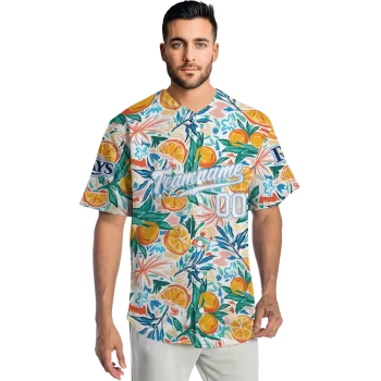 personalized tampa bay rays orange branches jersey fashion forward