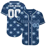 personalized tampa bay rays snowflake festive navy jersey best selling