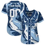 personalized tampa bay rays splash swirl navy jersey best selling
