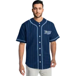 personalized tampa bay rays stripe pattern navy jersey best selling