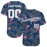 personalized tampa bay rays tropical flamingo navy jersey best selling