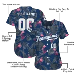 personalized tampa bay rays tropical flamingo navy jersey best selling