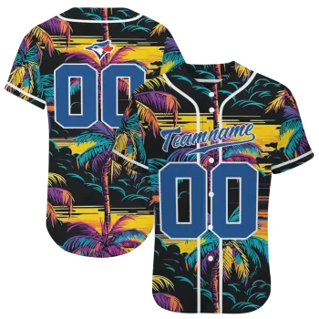 personalized toronto blue jays palm nights jersey best selling