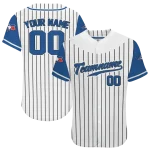 personalized toronto blue jays pinstripe blue white jersey best selling