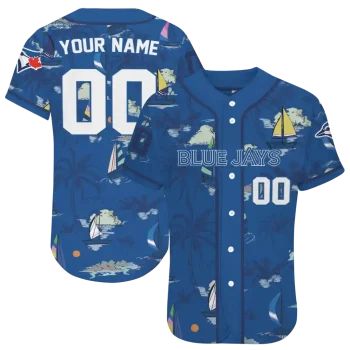 personalized toronto blue jays sailboat island blue jersey best selling