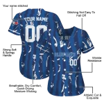 personalized toronto blue jays stripe paint blue jersey best selling