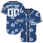 personalized toronto blue jays tropical hibiscus navy jersey best selling