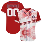 personalized washington nationals arrow fade red white jersey best selling