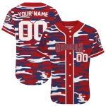 personalized washington nationals camo splash red jersey best selling