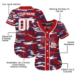 personalized washington nationals camo splash red jersey best selling