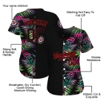 personalized washington nationals palm leaf black jersey best selling