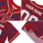 personalized washington nationals pineapple palm geo red jersey best selling