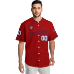 personalized washington nationals plain classic red jersey best selling
