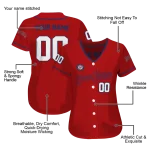 personalized washington nationals plain classic red jersey best selling
