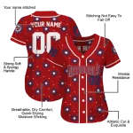 personalized washington nationals snowflake festive red jersey best selling