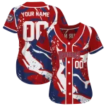 personalized washington nationals splash swirl red jersey best selling