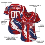 personalized washington nationals splash swirl red jersey best selling