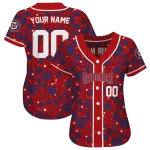 personalized washington nationals tropical hibiscus seashells red jersey best selling